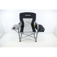 KingCamp Comfort Director Deluxe Regiestuhl Campingstuhl Faltstuhl Outdoor schwarz grau