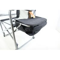 KingCamp Comfort Director Deluxe Regiestuhl Campingstuhl Faltstuhl Outdoor schwarz grau