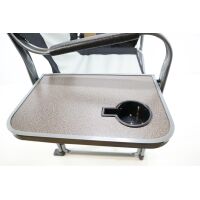KingCamp Comfort Director Deluxe Regiestuhl Campingstuhl Faltstuhl Outdoor schwarz grau