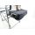 KingCamp Comfort Director Deluxe Regiestuhl Campingstuhl Faltstuhl Outdoor schwarz grau