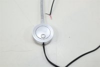 Häfele LED-Schwanenhalsleuchte Buchlampe Leselampe mit USB 12V 17 Watt silber Camping