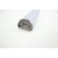 Carbest Rolladentür-Komplettset Lamellen Schiene Einfahrblende 100cm Camping Wohnwagen silber