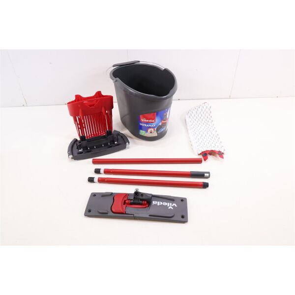 Vileda ULTRAMAX Box Komplettset Bodenwischer + Eimer mit PowerPresse