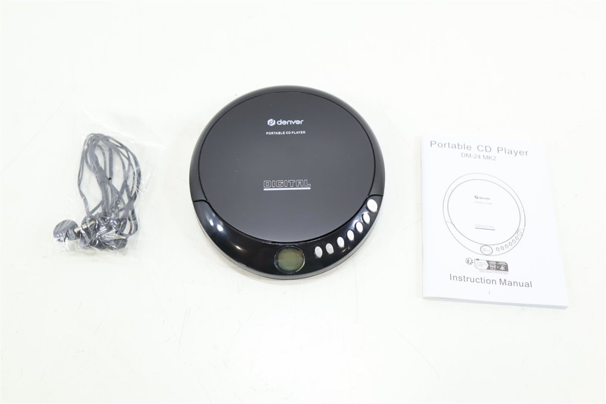 DM-24 € 23,45 DENVER CD-Player Tragbarer Discman,