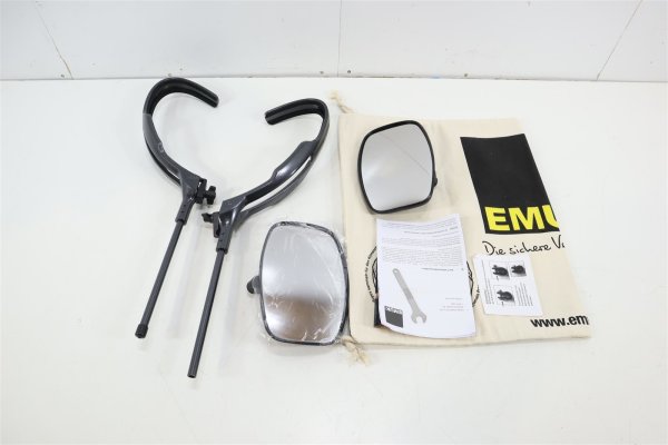 1 Paar Emuk 102952 XL-Spiegel Fahrzeugspiegel Zusatzspiegel Porsche Macan ab Bj. 04/2014, Facelift Bj. 2019