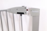 Munchkin Lindam Türgitter ausziehbares Türschutzgitter Treppenschutz zum Klemmen ohne Bohren 73-79 cm Grau