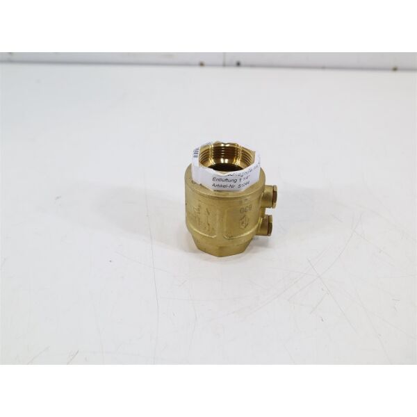 Puteus Rückschlagventil mit Entlüfter 32mm Ventil Messing Entlüftung Rückschlag