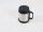 MATO Thermobecher Trinkbecher Edelstahl 0,3 Liter Silber/schwarz