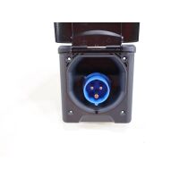 FAWO CEE-Einspeisesteckdose mit Magnetverschluss schwarz 120x135mm