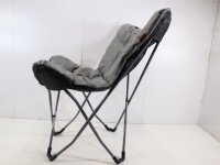 Bo-Camp Redbridge Schmetterlingsstuhl M grau Campingstuhl...