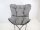 Bo-Camp Redbridge Schmetterlingsstuhl M grau Campingstuhl Klappstuhl Sessel