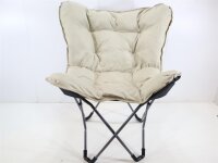 Bo-Camp Redbridge Schmetterlingsstuhl M beige Campingstuhl