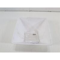 Reimo Waschbecken quadratisch, 290x290x135mm, weiß...