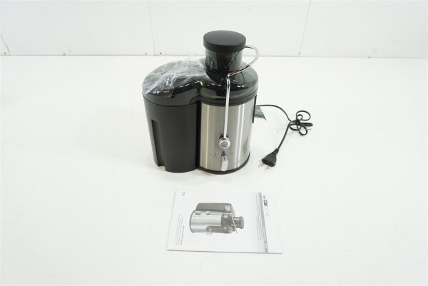 Clatronic Automatik-Entsafter AE 3666 edelstahl/schwarz