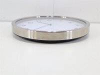TFA Dostmann 60.3523.02 Funk Wanduhr 30.5 cm x 4.3 cm Edelstahl