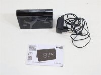 TFA 60.2543 Icon Funkwecker digital LED Snooze lautlos Leuchtziffern Reisewecker