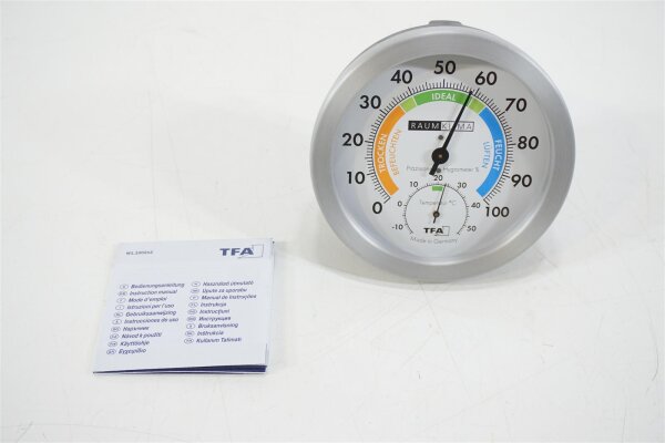 TFA DostmannThermo-/Hygrometer Weiß 45.2028