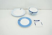 GIMEX Melamin Geschirr Set Sky 11tlg Camping Essgeschirr...