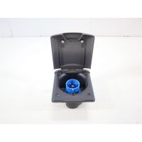 FAWO CEE-Einspeisesteckdose mit Magnetverschluss, 120x135mm, anthrazit