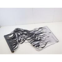 Curtina4U Türvorhang, 60x200cm anthrazit Insektenschutz Wohnwagen