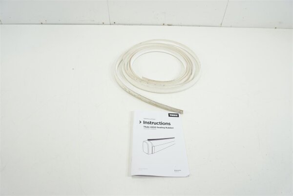 Thule Abdichtgummi für Markise Omnistor 4200 450cm weiß Wandabdichtung