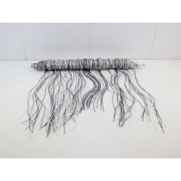 Arisol Rain Türvorhang, 100x220cm, silber/weiß Insektenschutzvorhang Camping Caravan