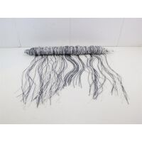 Arisol Rain Türvorhang, 100x220cm, silber/weiß Insektenschutzvorhang Camping Caravan