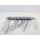 Arisol Rain Türvorhang, 100x220cm, silber/weiß Insektenschutzvorhang Camping Caravan