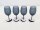 Brunner Satin Weinglas 4er Set 600ml schwarz Camping Kunststoff