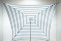 Bo-Camp Sonnenschirm rechteckig gestreift 170x170 cm...