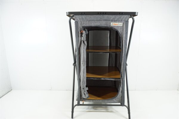 Eurotrail Nova Lucera Faltschrank Campingschrank Klappschrank 60x52x98cm anthrazit schwarz