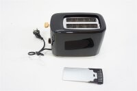 Emerio Toaster TO-125131.1 2 Scheiben Toast-Automat Krümelschublade schwarz 700W