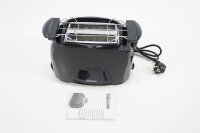 Tristar BR-1025 Toaster mit Brötchenaufsatz Schwarz
