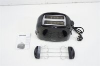 Tristar BR-1025 Toaster mit Brötchenaufsatz Schwarz