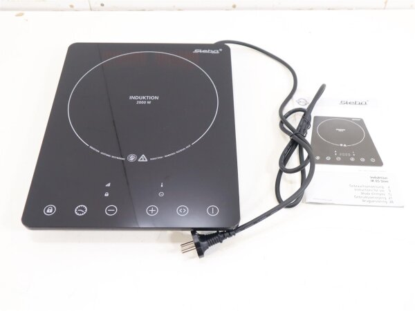 Steba Induktionskochfeld IK 65 SLIM schwarz Ultra flach Elektro 2000 W