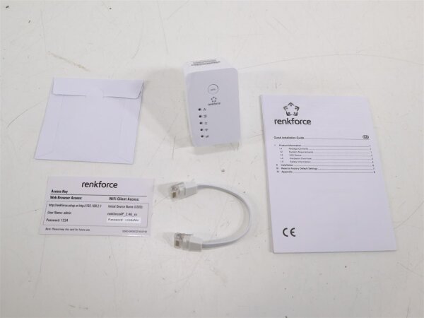 Renkforce RF-AP-N300Mini WLAN Access-Point 300MBit/s 2,4GHz weiß