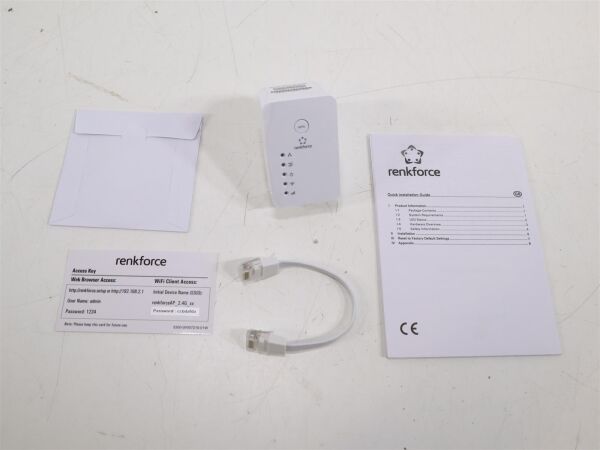 Renkforce RF-AP-N300Mini WLAN Access-Point 300MBit/s 2,4GHz weiß