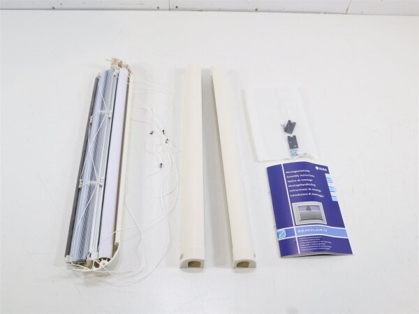 Remis REMIflair IV Duo-Plissee-Rollo  Insektenschutz Verdunklung 515x600mm