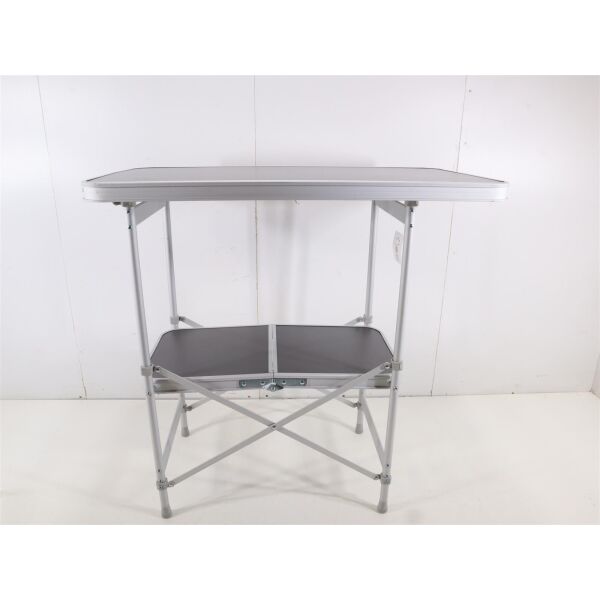 Frankana Falttisch mit 2 Ebenen, 72x40x82cm Campingtisch