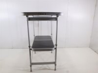 Frankana Falttisch mit 2 Ebenen, 72x40x82cm Campingtisch