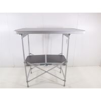 Frankana Falttisch mit 2 Ebenen, 72x40x82cm Campingtisch