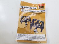 Paella World Hockerkocher 4-beinig Camping-Kocher Gaskocher 8,5kW 50mbar Zündsicherung schwarz