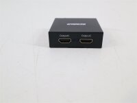 SpeaKa Professional SP-HDS-220 1+2 Port HDMI-Splitter UHD-fähig 3840x2160 Pixel schwarz