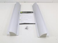 WATTSTUNDE HSA68/W Solarmodul Halterung Haltespoiler 68 cm Befestigung Silber