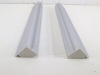WATTSTUNDE HSA68/W Solarmodul Halterung Haltespoiler 68 cm Befestigung Silber