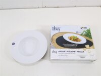 silwy Gourmet Magnet-Teller Porzellan Ø23,5cm 1-teilig Camping Caravan