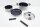 Outwell Feast L Kochset Aluminium silber Kochtopf Camping Outdoor