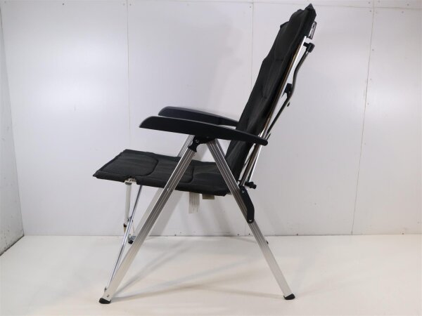 Brunner Dynafold Recliner Faltstuhl grau Campingstuhl Outdoor