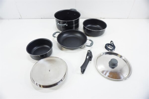 Brunner Flavor Kochtopfset 8-teilig Ø22cm Kochgeschirr Campingtöpfe