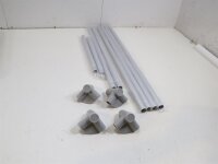 Bo-Camp Moraine Kochinsel 75x49x86cm grau Faltschrank...